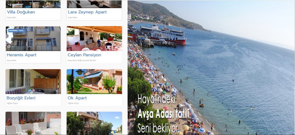 Avşa Adası Kiralık Evler