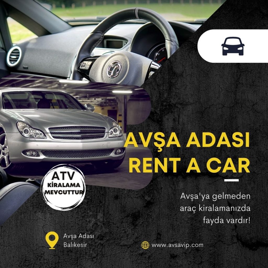 avşa adası rent a car