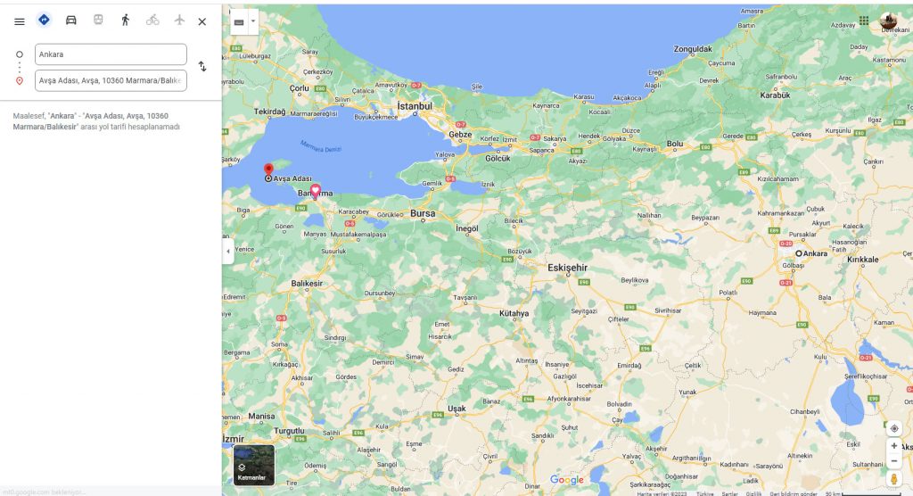 Ankara'dan Avşa Adası’na Nasıl Gidilir? 1 ankara avşa ulaşım