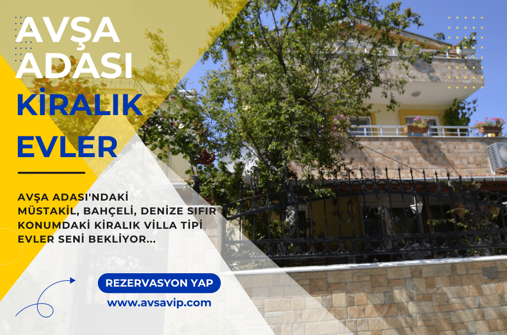 avşa adası kiralık evler