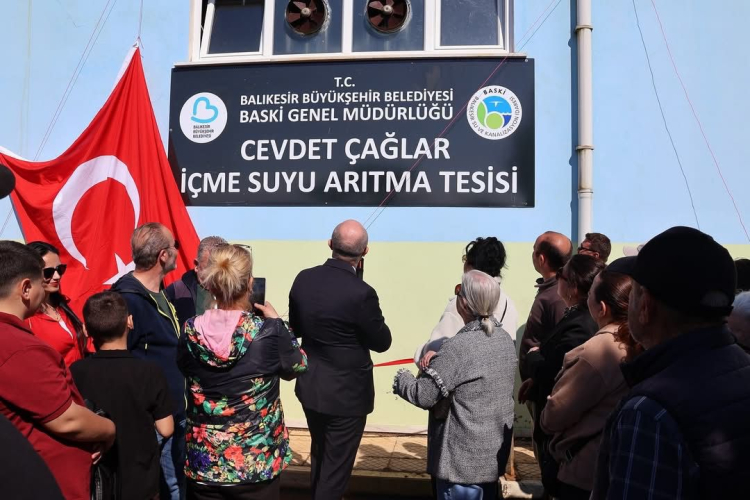 Avşa Adası’nda Deniz Suyu Arıtma Tesisine Cevdet Çağlar’ın Adı Verildi